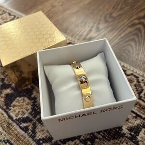 Michael Kors Gold Lock Bracelet